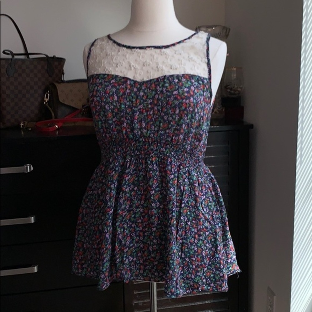 Lace Neck Tank